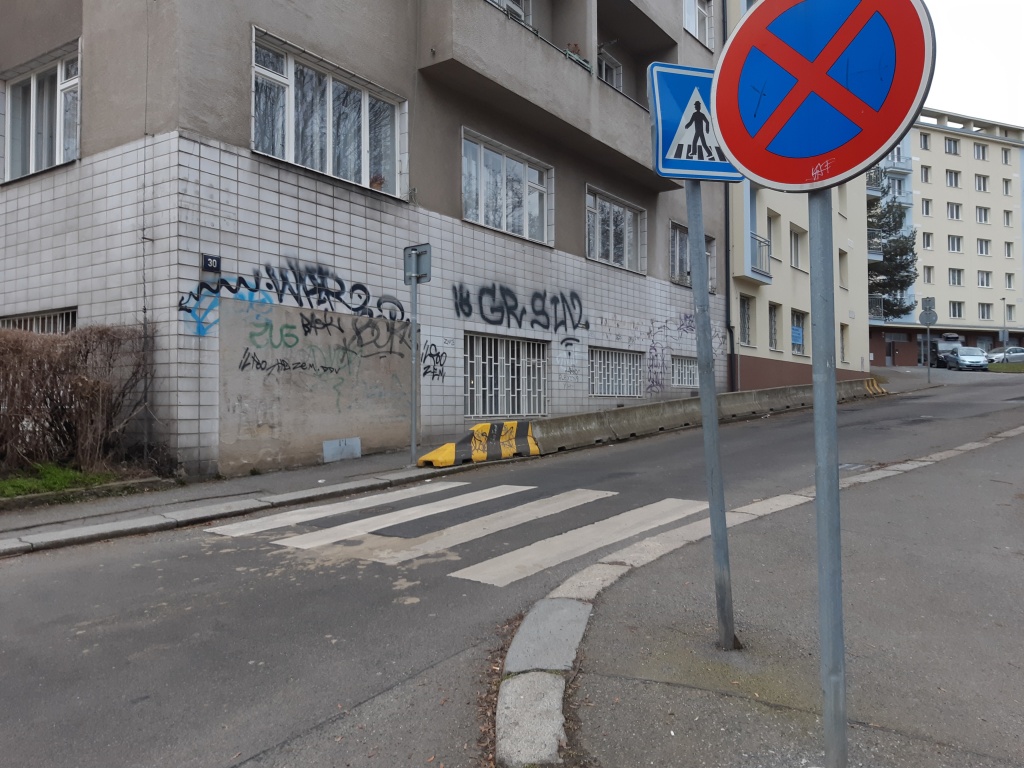 Nebezpečný přechod v Boleslavově ulici